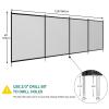 imageYITAHOME 4 x 72FT Pool Fence for Above Ground Pools Mesh Pool Safety Fence Outdoor Swimming Backyard Garden Pool Fencing Black4 x 12FT