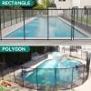 imageYITAHOME 4 x 72FT Pool Fence for Above Ground Pools Mesh Pool Safety Fence Outdoor Swimming Backyard Garden Pool Fencing Black4 x 12FT