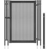 imageYITAHOME 4 x 72FT Pool Fence for Above Ground Pools Mesh Pool Safety Fence Outdoor Swimming Backyard Garden Pool Fencing Black4 x 32FT Gate