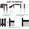 imageYITAHOME 4 x 72FT Pool Fence for Above Ground Pools Mesh Pool Safety Fence Outdoor Swimming Backyard Garden Pool Fencing Black4 x 32FT Gate