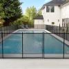 imageYITAHOME 4 x 72FT Pool Fence for Above Ground Pools Mesh Pool Safety Fence Outdoor Swimming Backyard Garden Pool Fencing Black4 x 48FT