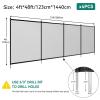 imageYITAHOME 4 x 72FT Pool Fence for Above Ground Pools Mesh Pool Safety Fence Outdoor Swimming Backyard Garden Pool Fencing Black4 x 48FT