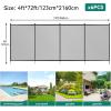 imageYITAHOME 4 x 72FT Pool Fence for Above Ground Pools Mesh Pool Safety Fence Outdoor Swimming Backyard Garden Pool Fencing Black4 x 72FT
