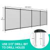 imageYITAHOME 4 x 72FT Pool Fence for Above Ground Pools Mesh Pool Safety Fence Outdoor Swimming Backyard Garden Pool Fencing Black4 x 72FT