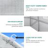 imageYITAHOME 44x10x7ft Greenhouse Extra Large Heavy Duty 4 Zipper Doors Outdoor Greenhouses 24 Windows Walk in Tunnel Green House Plant Gardening Upgraded Galvanized Steel Frame for Garden White