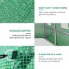 imageYITAHOME 44x10x7ft Greenhouse Extra Large Heavy Duty 4 Zipper Doors Outdoor Greenhouses 24 Windows Walk in Tunnel Green House Plant Gardening Upgraded Galvanized Steel Frame for Garden Green