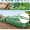 imageYITAHOME 44x10x7ft Greenhouse Extra Large Heavy Duty 4 Zipper Doors Outdoor Greenhouses 24 Windows Walk in Tunnel Green House Plant Gardening Upgraded Galvanized Steel Frame for Garden Green