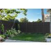 imageYITAHOME 48quot W X 48quot H Air Conditioner Fence Privacy Screen Outdoor Trash Can Enclosure with Metal Stakes Vinyl Pool Equipment Enclosure 2 PanelsBlack