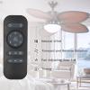 imageYITAHOME 52 inch Ceiling Fans with Lights Tropical Ceiling Fans with Lights and Remote TriColor LED Reversible 6Speed wQuiet DC Motor Timing Functions for Living Room Dining Room BedroomChocolate Brown