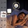 imageYITAHOME 52 inch Ceiling Fans with Lights Tropical Ceiling Fans with Lights and Remote TriColor LED Reversible 6Speed wQuiet DC Motor Timing Functions for Living Room Dining Room BedroomChocolate Brown