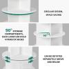 imageYITAHOME 6 Tier Rotating Shoe Rack Tower Free Standing 360 Revolving Shoe Organizer Lazy Susan Shoe Rack for Entryway Round Spinning Shoe Display Vertical Handbag Rotate Shoes Organization White