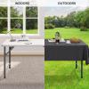 imageYITAHOME 6FT Folding Table Outdoor Folding Table wHeavy Duty HDPE Tabletop Rectangle Folding Tables wPortable Carrying Handle for Picnic Parties Camping ampamp Indoor Activities White