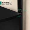 imageYITAHOME 6Tier Corner Shelf 688quot Tall Modern Free Standing Zigzag Corner Bookshelf 6 Shelf Display Corner Bookcase Open Small Book Shelves for Living Room Home Office Small Space BlackBlack