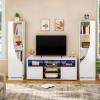 imageYITAHOME 6Tier Corner Shelf 688quot Tall Modern Free Standing Zigzag Corner Bookshelf 6 Shelf Display Corner Bookcase Open Small Book Shelves for Living Room Home Office Small Space BlackWhite