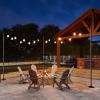 imageYITAHOME 8 Pack String Light Pole 11ft 4in1 Outdoor String Light Pole Stand to Hang String Lights for Patio Garden Backyard Wedding Parties Deck Fence  Classic BlackClassic Black4 Pack