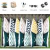 imageYITAHOME 80 Gallon Outdoor Storage Box Large Water Resistant Resin Deck Box Indoor Outdoor Lockable Storage Container for Patio Garden Cushions Tools Equipment Dark BrownTaupe