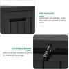 imageYITAHOME 80 Gallon Outdoor Storage Box Large Water Resistant Resin Deck Box Indoor Outdoor Lockable Storage Container for Patio Garden Cushions Tools Equipment Dark BrownBlack