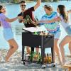 imageYITAHOME 80 Quart Patio Cooler Cart with Bottle Opener Drainage Portable Rolling Beverage Cart for Pool Deck Party CookoutsBlack