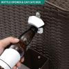 imageYITAHOME 80 Quart Patio Cooler Cart with Bottle Opener Drainage Portable Rolling Beverage Cart for Pool Deck Party CookoutsBrown