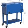 imageYITAHOME 80 Quart Patio Cooler Cart with Bottle Opener Drainage Portable Rolling Beverage Cart for Pool Deck Party CookoutsNavy
