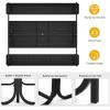 imageYITAHOME 8FT Folding Tables Heavy Duty Folding Table with Carrying Handle Plastic Fold up Table for Outdoor Camping Picnic PartiesIndoor Events BlackBlack