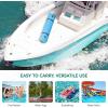 imageYITAHOME 9 X 6 Lake Floats Floating Mat Water Mat Inflatable Rafts Lily Pad Pools Beach XPE Floating Island Blue
