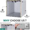imageYITAHOME 90 Gallon Large Deck Box DoubleWall Resin Outdoor Storage Boxes Deck Storage for Patio Furniture Cushions Pool Float Garden Tools Lockable ampamp Waterproof BlackWhite