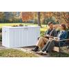 imageYITAHOME 90 Gallon Large Deck Box DoubleWall Resin Outdoor Storage Boxes Deck Storage for Patio Furniture Cushions Pool Float Garden Tools Lockable ampamp Waterproof BlackWhite