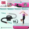 imageYITAHOME Air Gymnastics Mat 10ft13ft16ft20ft Tumble Track Mat 48 Inches Thick Inflatable Tumbling Mat with Electric Pump ampamp Carry Bag for Home UseTumbleGymTrainingCheerleadingParkWaterBlack  Mint Green