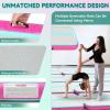 imageYITAHOME Air Gymnastics Mat 10ft13ft16ft20ft Tumble Track Mat 48 Inches Thick Inflatable Tumbling Mat with Electric Pump ampamp Carry Bag for Home UseTumbleGymTrainingCheerleadingParkWaterBlack  Mint Green