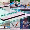 imageYITAHOME Air Gymnastics Mat 10ft13ft16ft20ft Tumble Track Mat 48 Inches Thick Inflatable Tumbling Mat with Electric Pump ampamp Carry Bag for Home UseTumbleGymTrainingCheerleadingParkWaterBlack  Pink