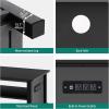 imageYITAHOME Aquarium Stand with Power Outlets 5575 Gallon Fish Tank Stand Cabinet with RGB Light Strip Suitable for Turtle Tank Reptile Terrarium 900LBS CapacityWhiteBlack