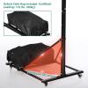 imageYITAHOME Basketball Hoop Outdoor Portable Basketball Hoops ampamp Goals 10 FT Easy Adjustable Basketball Hoop Outdoor with 44in Backboard and 4 Wheels