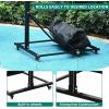 imageYITAHOME Basketball Hoop Outdoor Portable Basketball Hoops ampamp Goals 10 FT Easy Adjustable Basketball Hoop Outdoor with 44in Backboard and 4 Wheels