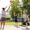 imageYITAHOME Basketball Hoop Outdoor Portable Basketball Hoops ampamp Goals 10 FT Easy Adjustable Basketball Hoop Outdoor with 44in Backboard and 4 Wheels