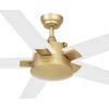 imageYITAHOME Ceiling Fan with Wall Switch Remote 52 Inch Modern Black Gold Ceiling Fan No Lights Quiet Reversible Motor Indoor Fanlight for Bedroom Living Room Patio Porch GazeboWhite  Gold
