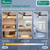imageYITAHOME Ceiling Fans with Lights and Remote 52 Inch Black Gold Ceiling Fan with Remote Quiet DC Motor 6 Speed Modern Ceiling Fan with Lights for Living Room Farmhouse Bedroom Indoor