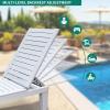 imageYITAHOME Chaise Outdoor Lounge Chairs with Adjustable Backrest MultiFunctional Patio Loungers Easy Assembly ampamp Lightweight Waterproof Poolside Chaise Lounge with 265lbs Capacity Set of 2 TaupeGrayishwhite