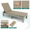 imageYITAHOME Chaise Outdoor Lounge Chairs with Adjustable Backrest MultiFunctional Patio Loungers Easy Assembly ampamp Lightweight Waterproof Poolside Chaise Lounge with 265lbs Capacity Set of 2 TaupeTaupe