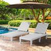 imageYITAHOME Chaise Outdoor Lounge Chairs with Adjustable Backrest MultiFunctional Patio Loungers Easy Assembly ampamp Lightweight Waterproof Poolside Chaise Lounge with 265lbs Capacity Set of 2 TaupeGrayishwhite