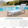 imageYITAHOME Chaise Outdoor Lounge Chairs with Adjustable Backrest MultiFunctional Patio Loungers Easy Assembly ampamp Lightweight Waterproof Poolside Chaise Lounge with 265lbs Capacity Set of 2 TaupeGrayishwhite