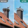 imageYITAHOME Chimney Cap 17quot x 29quot Chimney Cover for Outside 304 Stainless Steel Fireplace Chimney Caps with Adjustable Metal Strips Screws ampamp Gloves17 x 29