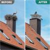 imageYITAHOME Chimney Cap 17quot x 29quot Chimney Cover for Outside 304 Stainless Steel Fireplace Chimney Caps with Adjustable Metal Strips Screws ampamp Gloves13 x 17