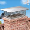 imageYITAHOME Chimney Cap 17quot x 29quot Chimney Cover for Outside 304 Stainless Steel Fireplace Chimney Caps with Adjustable Metal Strips Screws ampamp Gloves13 x 24