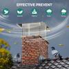 imageYITAHOME Chimney Cap 17quot x 29quot Chimney Cover for Outside 304 Stainless Steel Fireplace Chimney Caps with Adjustable Metal Strips Screws ampamp Gloves13 x 17