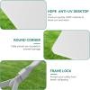 imageYITAHOME Garden Bench All Weather Outdoor Bench for 23 Persons FadeRot Resistance Patio Benches for Park Porch Patio ampamp Backyard GreyWhite