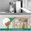 imageYITAHOME Hall Tree with Bench and Shoe Storage Farmhouse Entryway Bench with Coat Rack Entrance Organizer with 7 Hooks and 6 Shoe Storage ampamp Adjustable ShelfOff Whitewalnut Grain