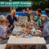 imageYITAHOME HeavyDuty 6ft Folding Table with Handle Portable Rectangle Folding Table for Easy Storage Ideal for Outdoors Camping Picnics Parties ampamp Indoor Events WhiteWhite