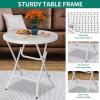 imageYITAHOME HeavyDuty 6ft Folding Table with Handle Portable Rectangle Folding Table for Easy Storage Ideal for Outdoors Camping Picnics Parties ampamp Indoor Events WhiteWhite