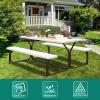 imageYITAHOME HeavyDuty 6ft Folding Table with Handle Portable Rectangle Folding Table for Easy Storage Ideal for Outdoors Camping Picnics Parties ampamp Indoor Events WhiteWhite